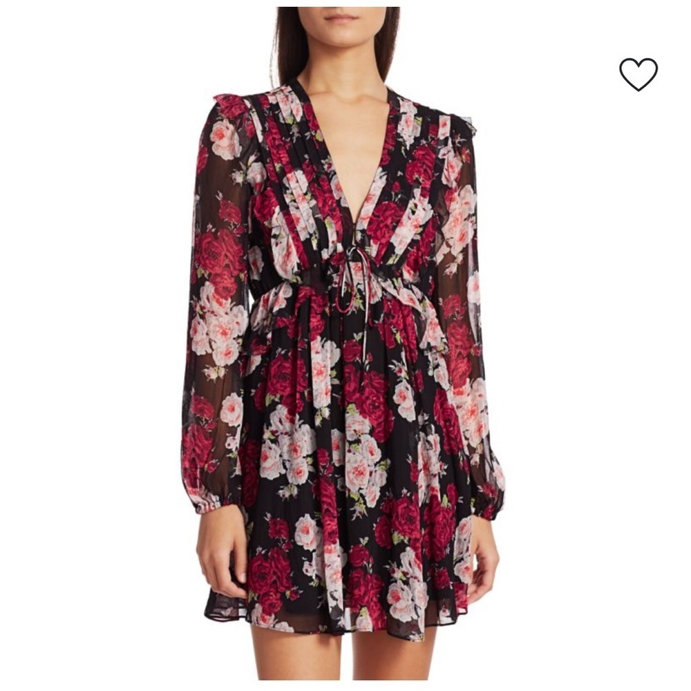 THE KOOPLES
Floral Pleated Mini Dress